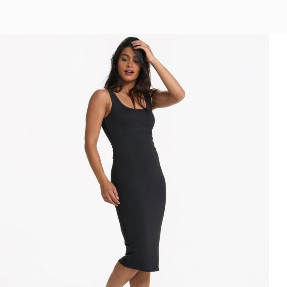 NWT Women's Vuori Halo Essential Dress. Black Heather. XS. Sexy.